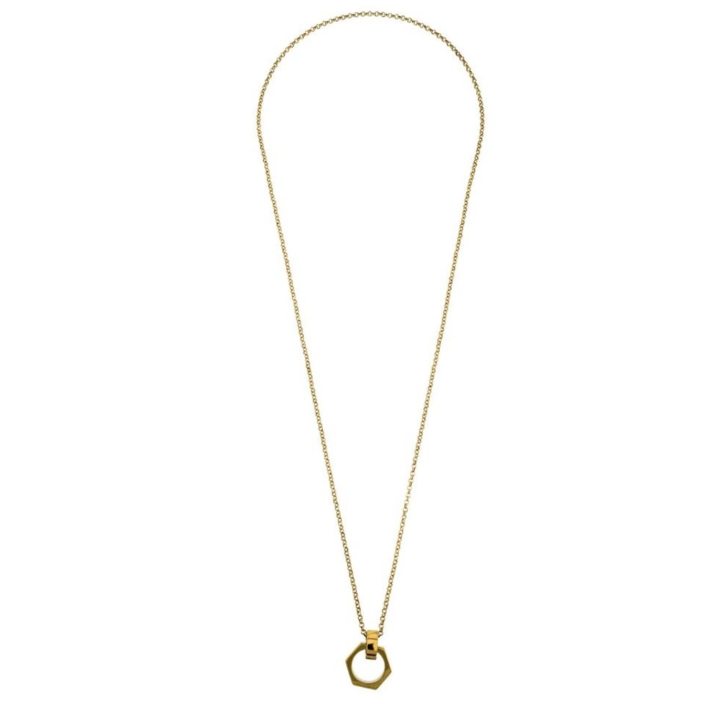 NEW India Hicks Hexagon House Pendant Necklace - Picture 6 of 8